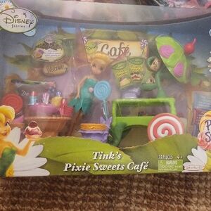 Rare Disney Tink's Pixie Sweets Café Playset - Green and Pink